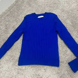 ZARA Kids Blue Long-Sleeve Sweater Shirt